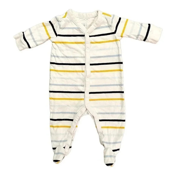 GAP | Bundle of Footed Onesies (0-3 mos) - Picture 4 of 5